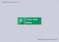 SA5225: Custom Emergency Escape Ladder Sign