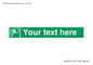 SA5225: Custom Emergency Escape Ladder Sign