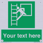 SA5225: Custom Emergency Escape Ladder Sign