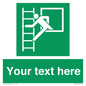 SA5225: Custom Emergency Escape Ladder Sign