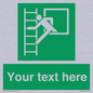 SA5225: Custom Emergency Escape Ladder Sign
