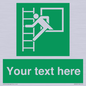 SA5225: Custom Emergency Escape Ladder Sign