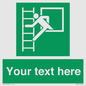 SA5225: Custom Emergency Escape Ladder Sign