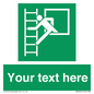 SA5225: Custom Emergency Escape Ladder Sign