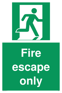 SA5711: Fire Escape Only Sign