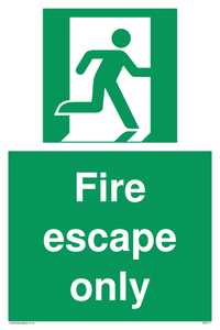 SA5711: Fire Escape Only Sign