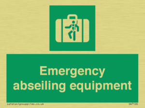 SA7126: Emergency abseiling equipment