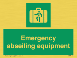 SA7126: Emergency abseiling equipment