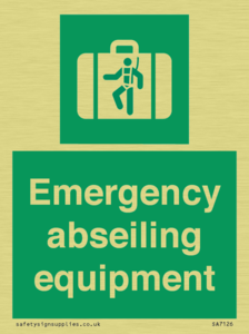 SA7126: Emergency abseiling equipment
