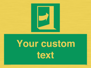 SA7205: Custom safe condition door opens pushing on right hand side