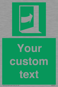 SA7205: Custom safe condition door opens pushing on right hand side