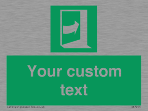 SA7205: Custom safe condition door opens pushing on right hand side