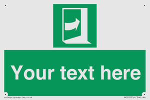 SA7205: Custom safe condition door opens pushing on right hand side