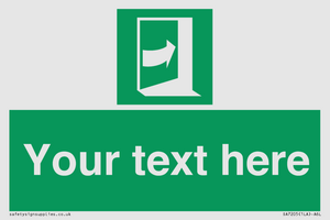 SA7205: Custom safe condition door opens pushing on right hand side