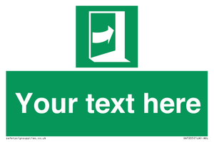 SA7205: Custom safe condition door opens pushing on right hand side