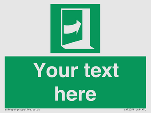 SA7205: Custom safe condition door opens pushing on right hand side