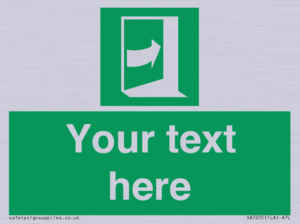 SA7205: Custom safe condition door opens pushing on right hand side