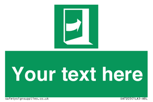 SA7205: Custom safe condition door opens pushing on right hand side