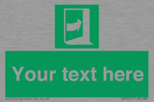 SA7205: Custom safe condition door opens pushing on right hand side