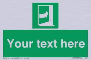 SA7205: Custom safe condition door opens pushing on right hand side