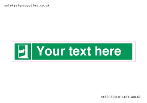 SA7205: Custom safe condition door opens pushing on right hand side