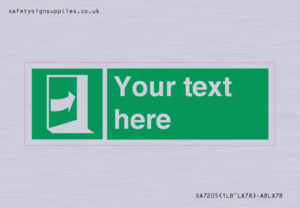 SA7205: Custom safe condition door opens pushing on right hand side