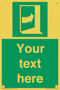 SA7205: Custom safe condition door opens pushing on right hand side