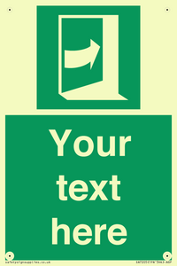 SA7205: Custom safe condition door opens pushing on right hand side