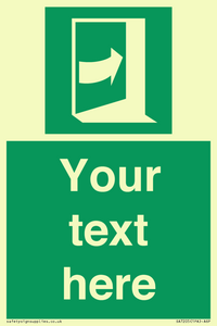 SA7205: Custom safe condition door opens pushing on right hand side