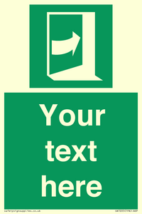 SA7205: Custom safe condition door opens pushing on right hand side