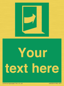 SA7205: Custom safe condition door opens pushing on right hand side