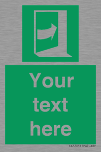 SA7205: Custom safe condition door opens pushing on right hand side