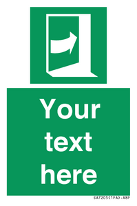 SA7205: Custom safe condition door opens pushing on right hand side