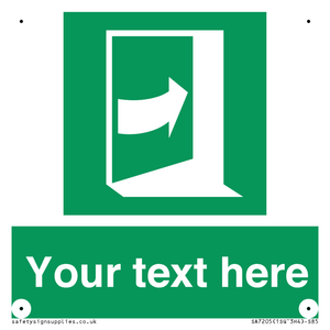 SA7205: Custom safe condition door opens pushing on right hand side