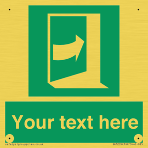 SA7205: Custom safe condition door opens pushing on right hand side