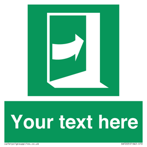 SA7205: Custom safe condition door opens pushing on right hand side