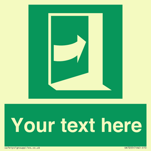 SA7205: Custom safe condition door opens pushing on right hand side