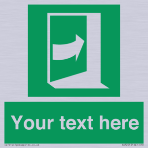 SA7205: Custom safe condition door opens pushing on right hand side