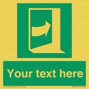 SA7205: Custom safe condition door opens pushing on right hand side