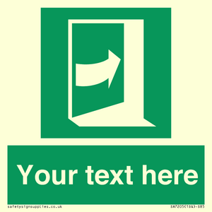 SA7205: Custom safe condition door opens pushing on right hand side