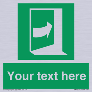 SA7205: Custom safe condition door opens pushing on right hand side