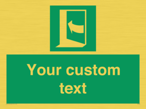 SA7206: Custom safe condition door opens pushing on left hand side