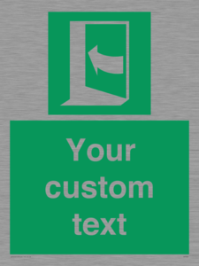 SA7206: Custom safe condition door opens pushing on left hand side