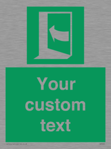 SA7206: Custom safe condition door opens pushing on left hand side