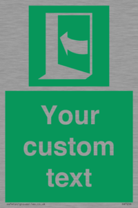 SA7206: Custom safe condition door opens pushing on left hand side