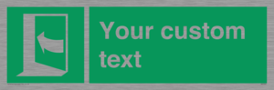 SA7206: Custom safe condition door opens pushing on left hand side