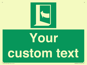 SA7206: Custom safe condition door opens pushing on left hand side