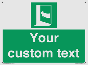 SA7206: Custom safe condition door opens pushing on left hand side