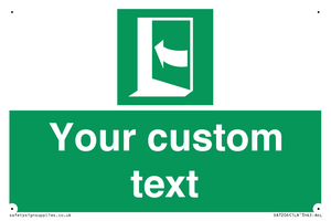 SA7206: Custom safe condition door opens pushing on left hand side