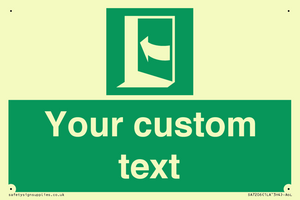 SA7206: Custom safe condition door opens pushing on left hand side